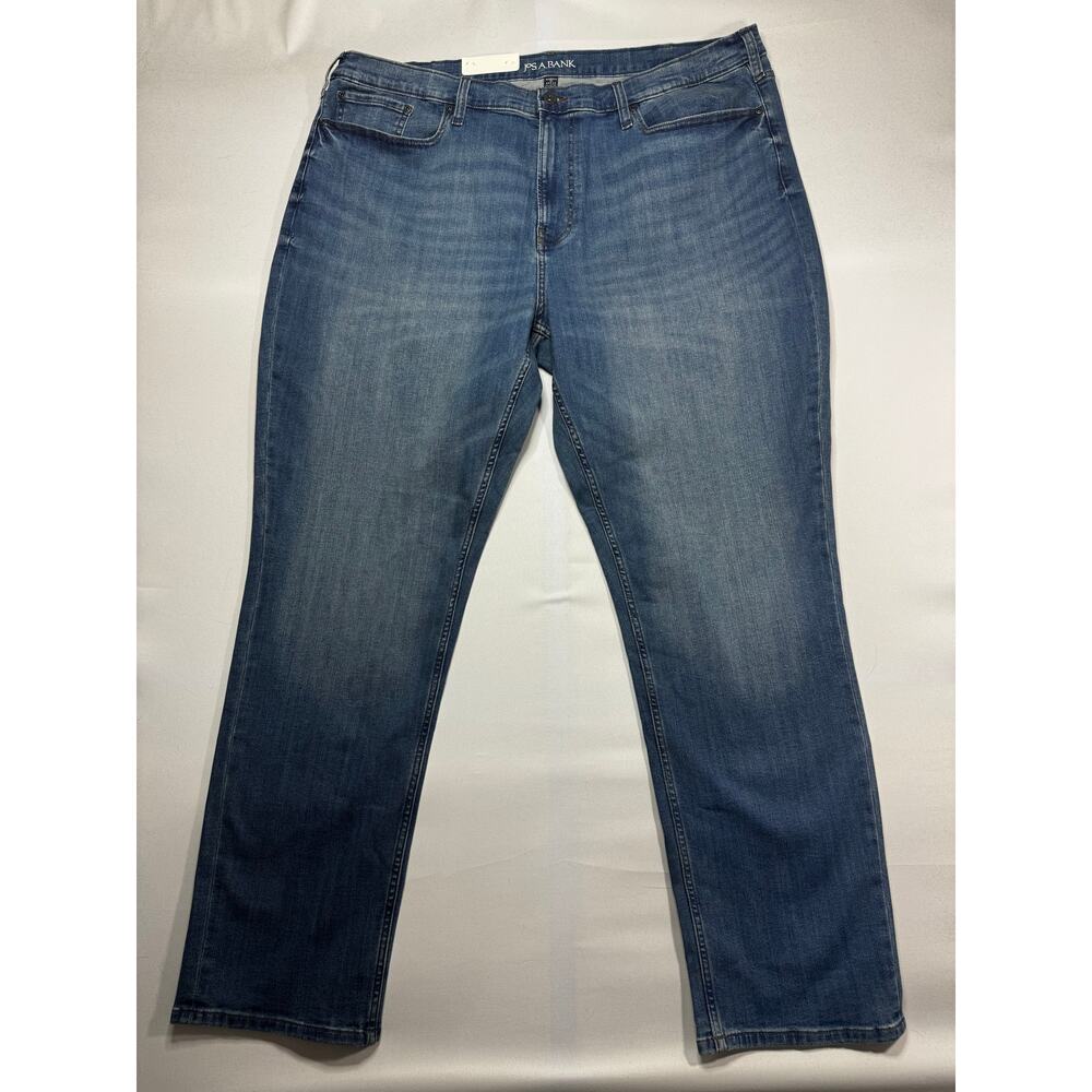 NWT Jos A. Bank Men's Traditional Fit Straight Leg Blue  Jeans - Size 44x33*